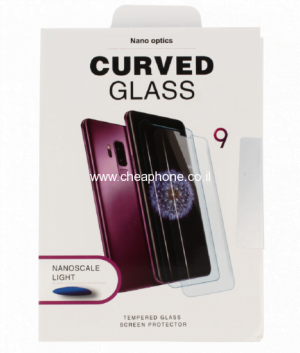 מגן מסך זכוכית לגלקסי S9 עם דבק UV