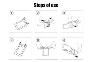 נרתיק נגד מים אוניברסלי לטלפונים ומצלמות
