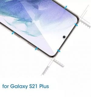 מגן מסך סיליקון לגלקסי S21 Plus – הדבקה קלה ומהירה