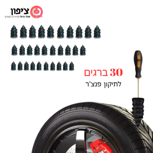 30 ברגים לתיקון פנצ'ר - בורג סיליקון לצמיג