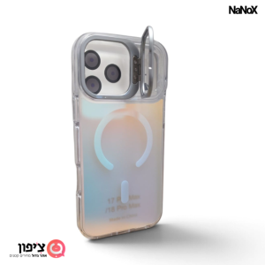 כיסוי לאייפון 18 פרו מקס משנה צבע + מעמד